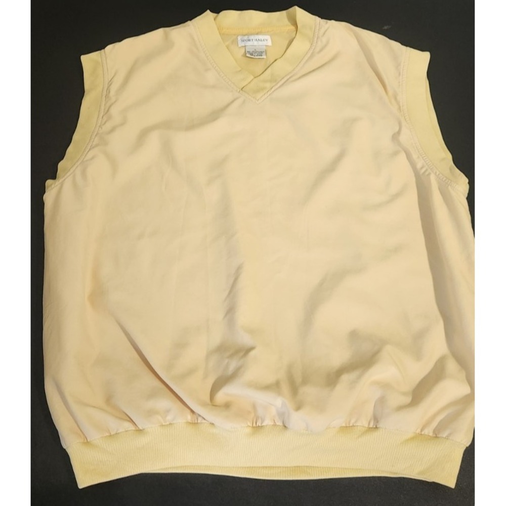 Sport Haley Golf Windshirt Yellow V-Neck Pullover - Women's Large - RN 71746